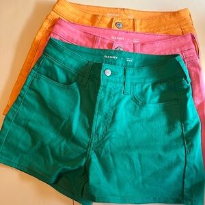 Summer Color Jean Shorts